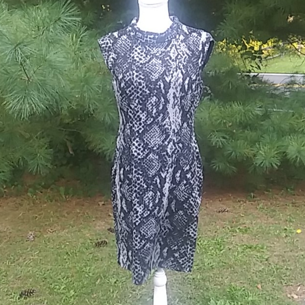 Nine West Amanda Cap Sleeve Ponte Knit Dress